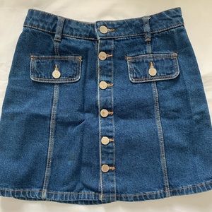 Cute Zara Jean Skirt - Versatile